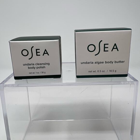 New in Box Osea Undaria Cleansing Body Polish and Algae Body Butter Set - Picture 2 of 11